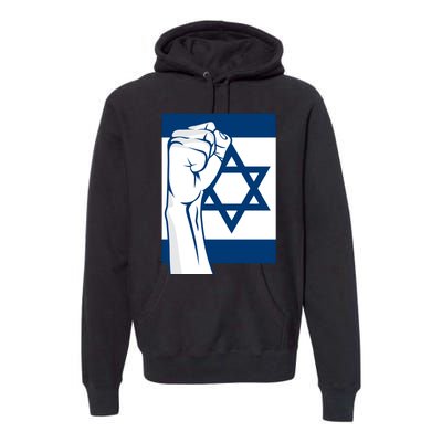 Stand With Israel Flag Premium Hoodie