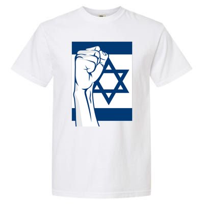 Stand With Israel Flag Garment-Dyed Heavyweight T-Shirt