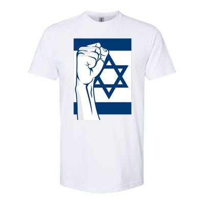 Stand With Israel Flag Softstyle CVC T-Shirt