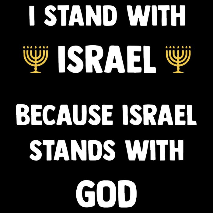 Stand With Israel Because Israel Stands With God Jesus Bucket Hat
