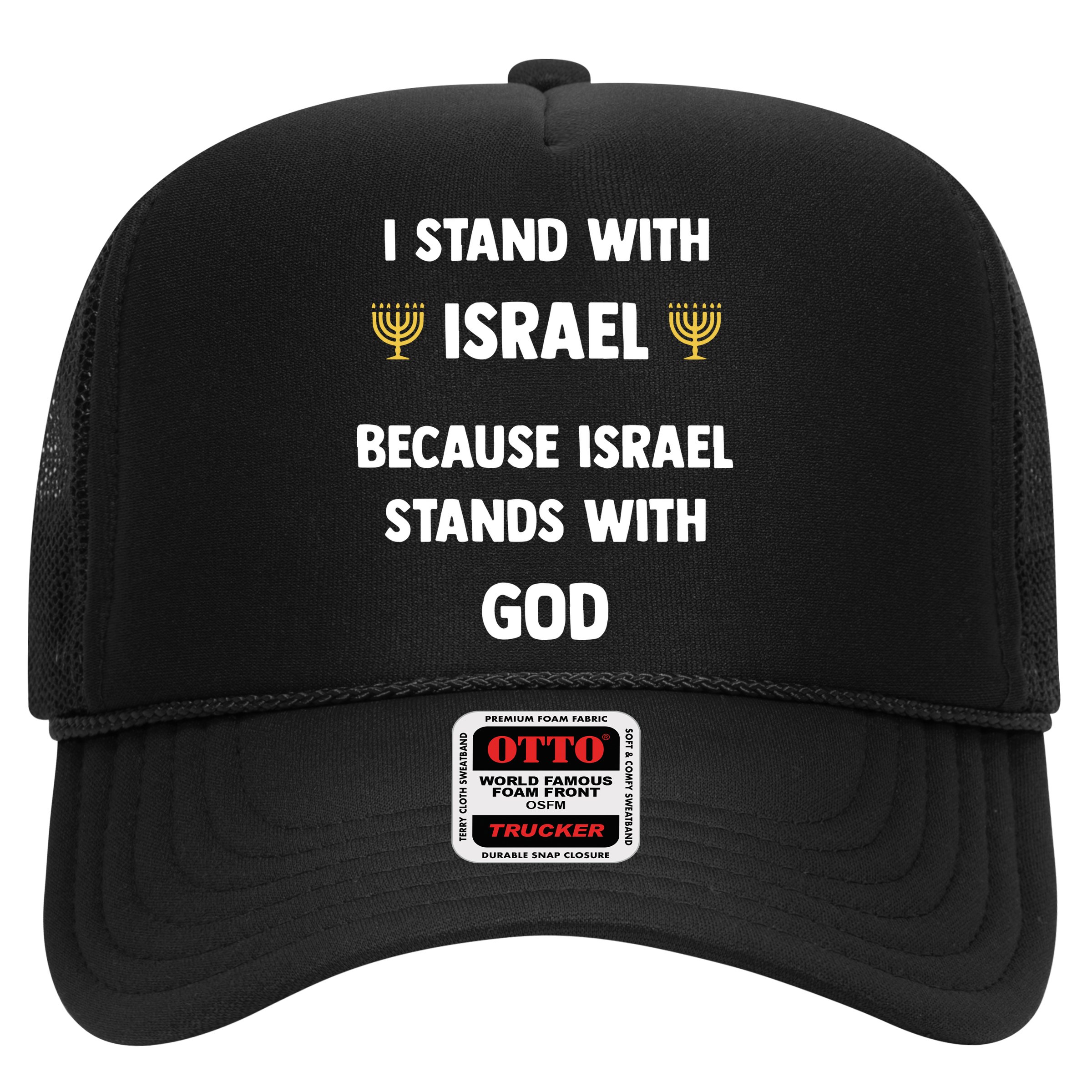 Stand With Israel Because Israel Stands With God Jesus Hat