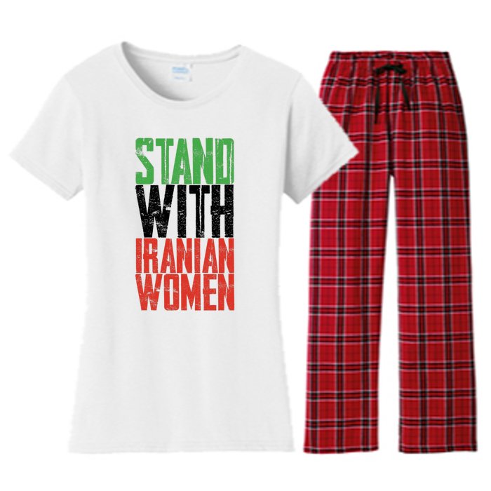 Stand With Iranian Women Women's Flannel Pajama Set