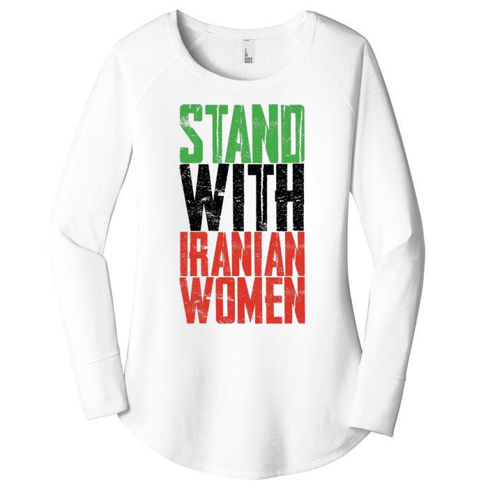 Stand With Iranian Women Women's Perfect Tri Tunic Long Sleeve Shirt