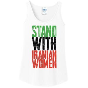 Stand With Iranian Women Ladies Essential Tank