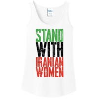 Stand With Iranian Women Ladies Essential Tank