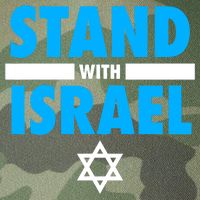 Stand With Israel Legacy Tie Dye Trucker Hat