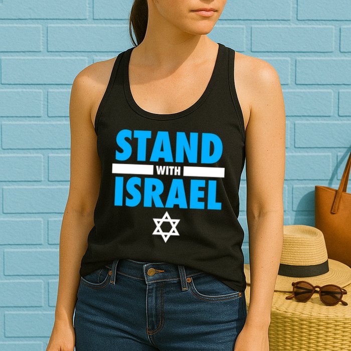 Stand With Israel Womens Tank Top