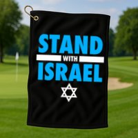 Stand With Israel Golf Towel