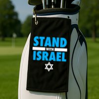 Stand With Israel Golf Towel