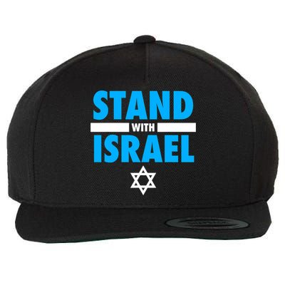 Stand With Israel Wool Snapback Cap