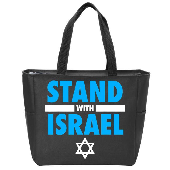 Stand With Israel Zip Tote Bag