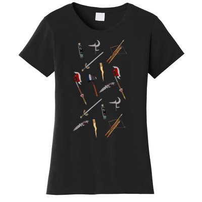 Slayer Weapons In Sunnydale Pink Women's T-Shirt