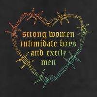 Strong Women Intimate And Excite Apparel 7 Panel Mesh Trucker Snapback Hat