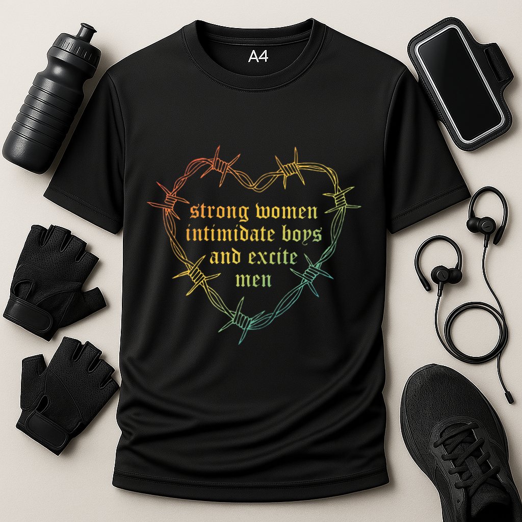 Strong Women Intimate And Excite Apparel Cooling Performance Crew T-Shirt