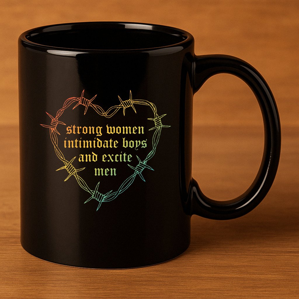 Strong Women Intimate And Excite Apparel 11oz C Handle Ceramic Mug