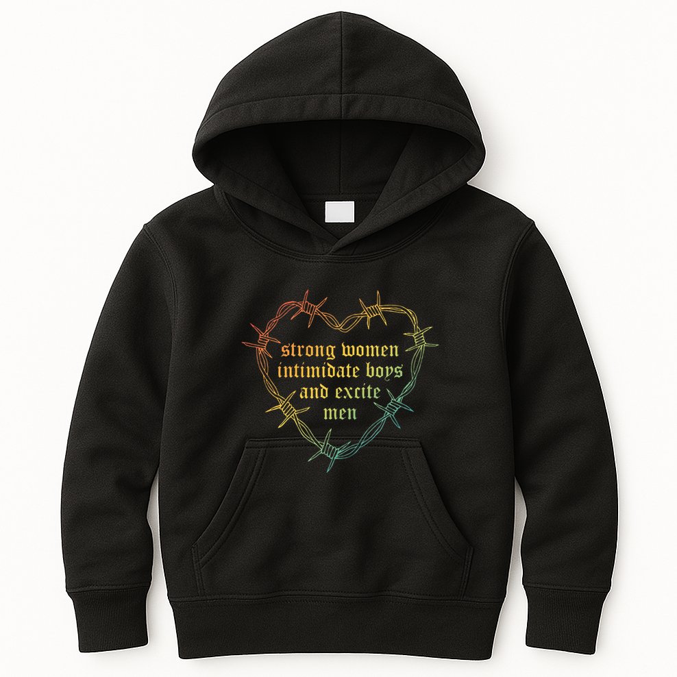 Strong Women Intimate And Excite Apparel Kids Hoodie