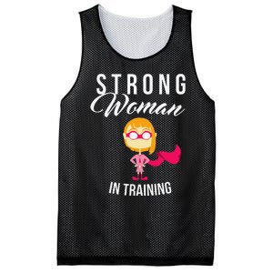 Strong Woman In Training Grl Pwr Mesh Reversible Basketball Jersey Tank