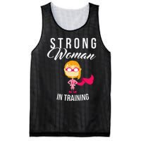 Strong Woman In Training Grl Pwr Mesh Reversible Basketball Jersey Tank