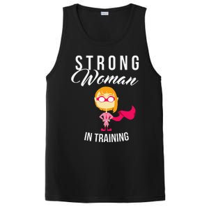 Strong Woman In Training Grl Pwr PosiCharge Competitor Tank