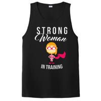 Strong Woman In Training Grl Pwr PosiCharge Competitor Tank