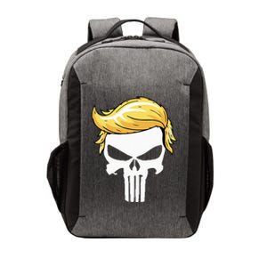 Skull With Iconic Trump Hair President Supporter Vector Backpack