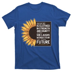 Sunflower With Inspirational And Motivational Quote Gift T-Shirt