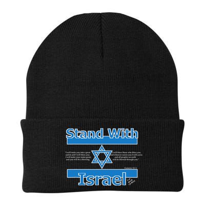 Stand With Israel Biblical Jewish Pro Israeli Christian Jew Beanie