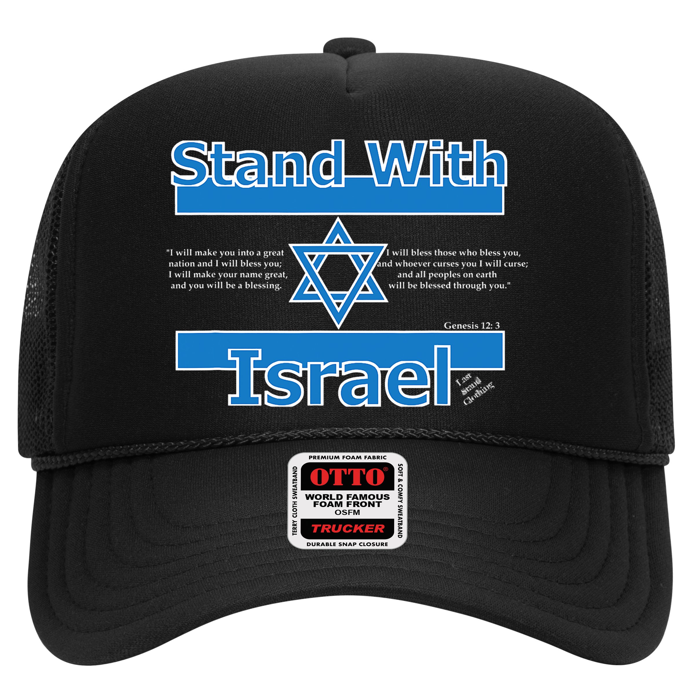 Stand With Israel Biblical Jewish Pro Israeli Christian Jew Hat