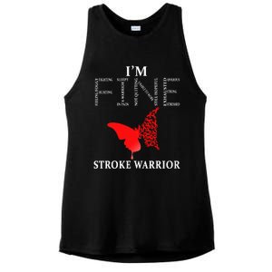 Stroke Warrior Im Fine Ladies PosiCharge Tri-Blend Wicking Tank