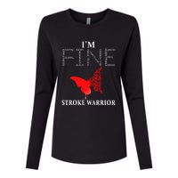 Stroke Warrior Im Fine Womens Cotton Relaxed Long Sleeve T-Shirt