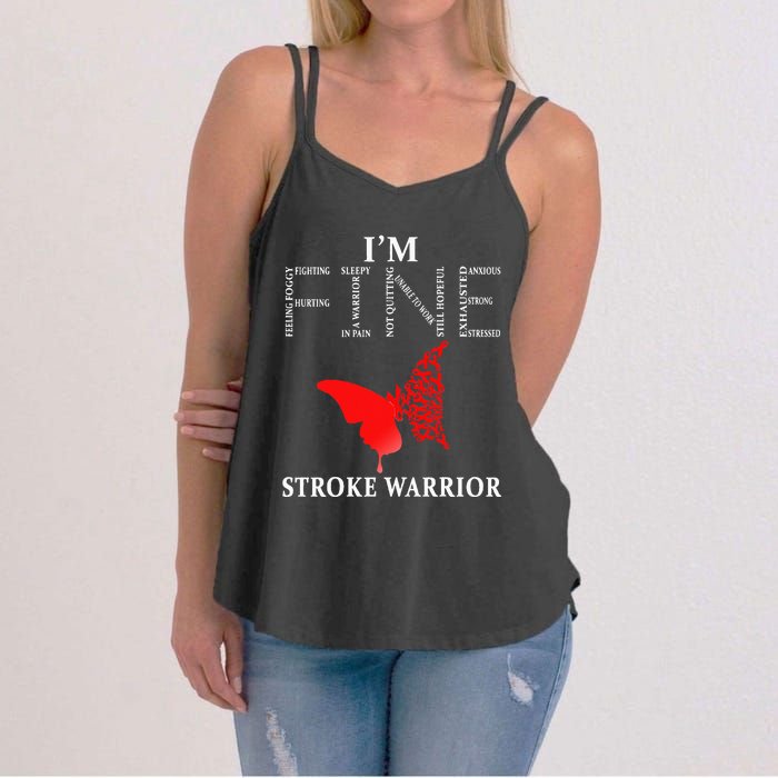 Stroke Warrior Im Fine Women's Strappy Tank