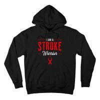 Stroke Warrior Ischemic Neurologists Red Ribbon Gift Idea Tall Hoodie