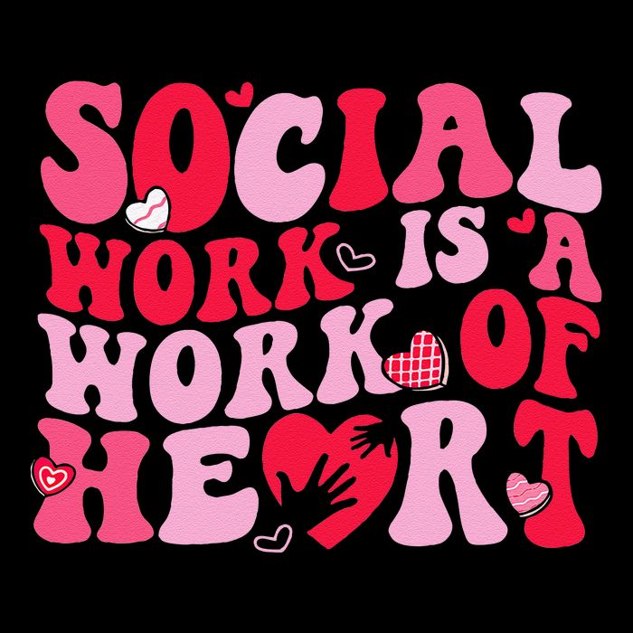 Social Work Is A Work Of Heart ValentineS Day Social Worker Sustainable Bucket Hat