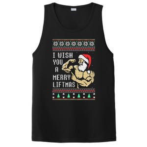 Santa Workout I Wish You A Merry Liftmas  PosiCharge Competitor Tank