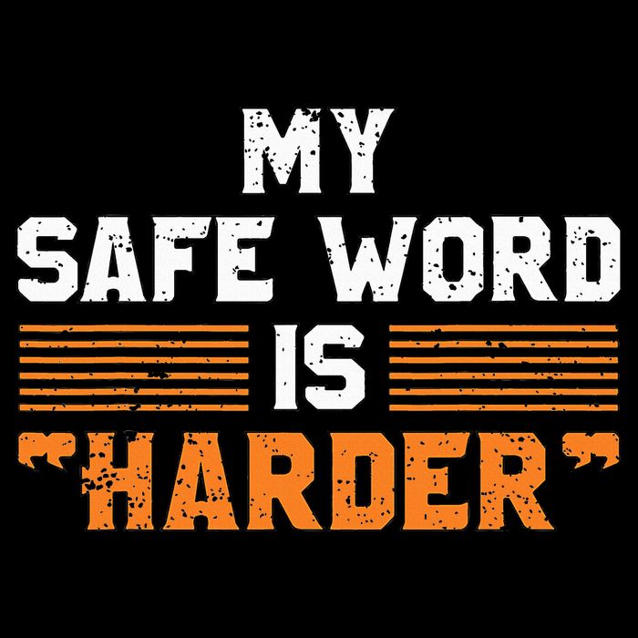 Safe Word Is Harder Naughty Dirty Adult Humor Sub Dom Zip Tote Bag