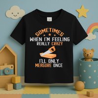 Sometimes When I'M Feeling Really Crazy I Only Measure Once Toddler T-Shirt