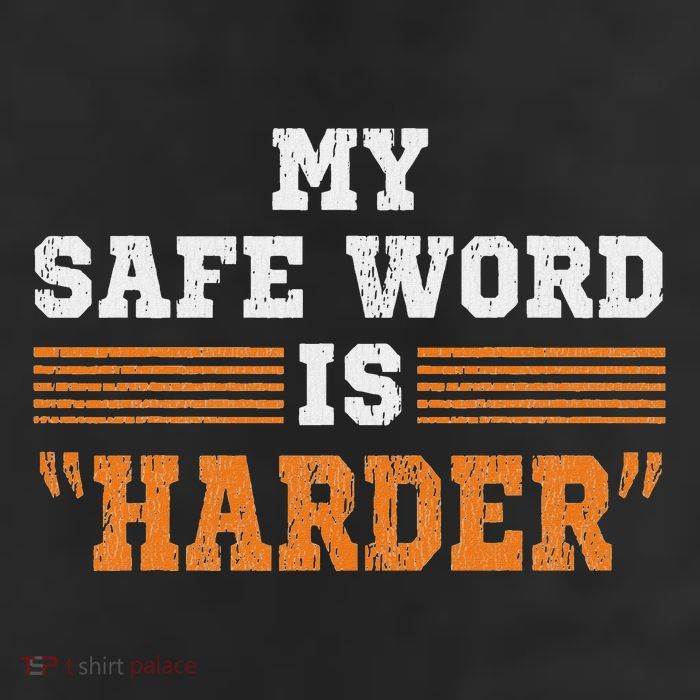 Safe Word Is Harder Bdsm Submissive Domination Graphic Art Cool Comfort Performance Bucket Hat