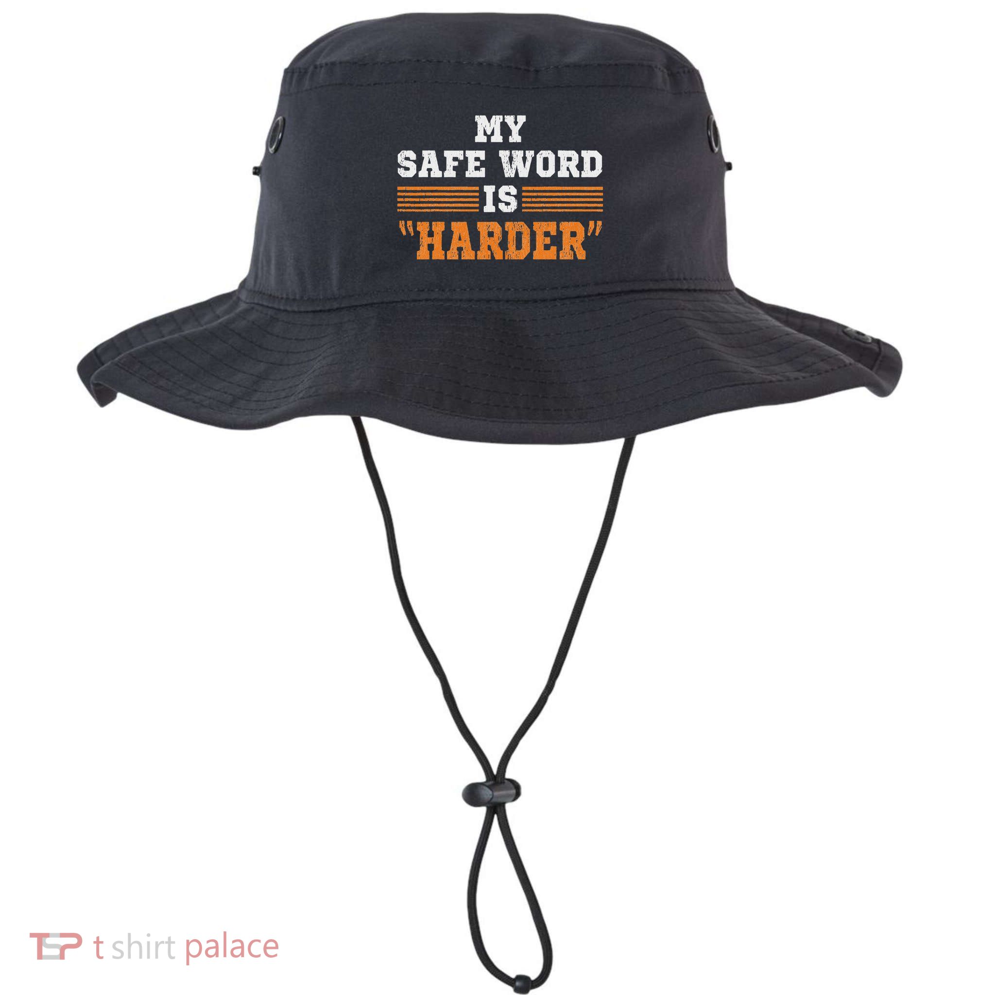 Safe Word Is Harder Bdsm Submissive Domination Graphic Art Bucket Hat