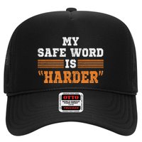 Safe Word Is Harder Bdsm Submissive Domination Graphic Art Trucker Hat