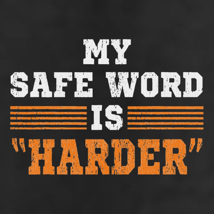 Safe Word Is Harder Bdsm Submissive Domination Graphic Art Trucker Hat