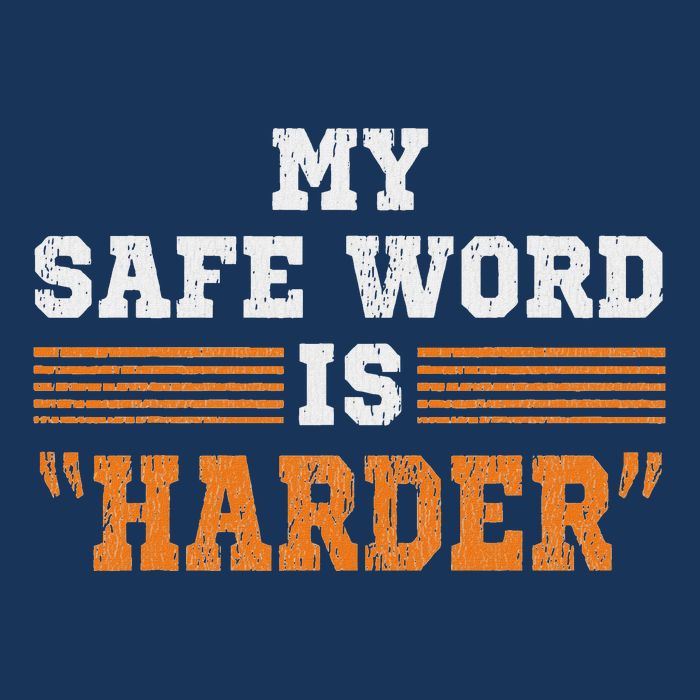 Safe Word Is Harder Bdsm Submissive Domination Graphic Art Infant Baby Jersey Bodysuit