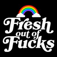 Swear Word Inappropriate Fresh Out Of Fucks Cropped Pullover Crew