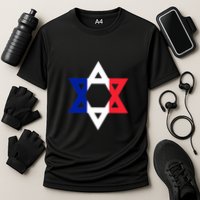 Stand With Israel Support Israel Cooling Performance Crew T-Shirt