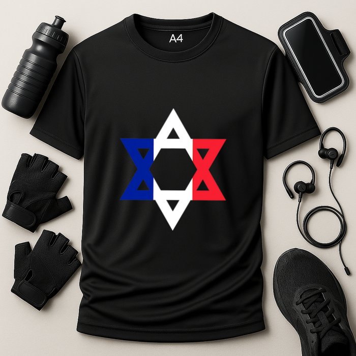 Stand With Israel Support Israel Cooling Performance Crew T-Shirt