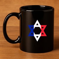 Stand With Israel Support Israel 11oz C Handle Ceramic Mug
