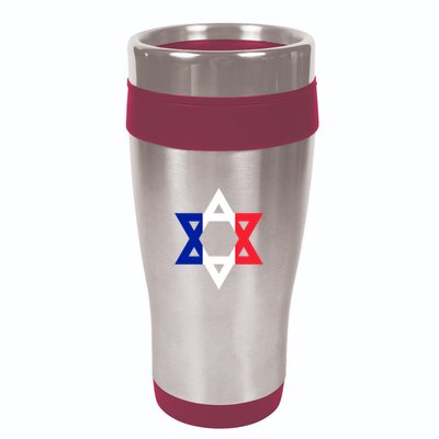 Stand With Israel Support Israel 16oz Travel Tumbler