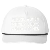 Strong Women Intimidate Boys And Excite Snapback Five-Panel Rope Hat