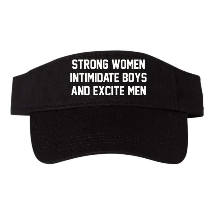 Strong Women Intimidate Boys And Excite Valucap Bio-Washed Visor