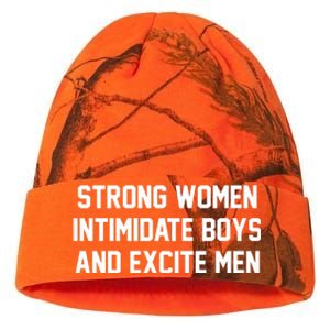 Strong Women Intimidate Boys And Excite Kati Licensed 12" Camo Beanie