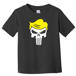 Trump Hair Skull Halloween Toddler T-Shirt